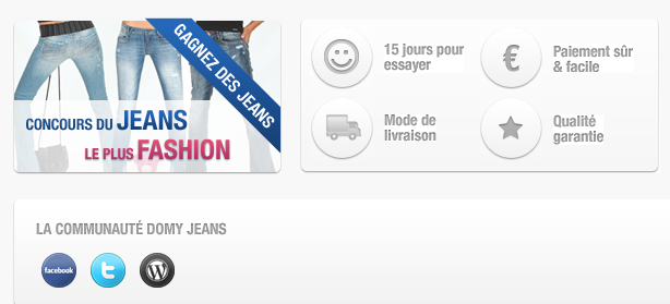 Les liens sociaux sur les sites web