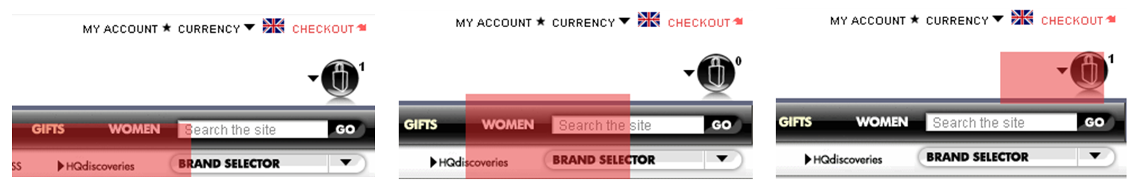 Animation ergonomique de mise au panier sur le site HQman Cinématique de mise au panier sur le site HQman