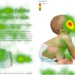 Répartition des AOI de 106 personnes, avec deux designs de publicité pour des couches bébés