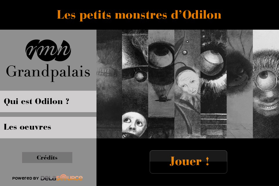 Application iPad : Odilon Redon : qualité de l'écan