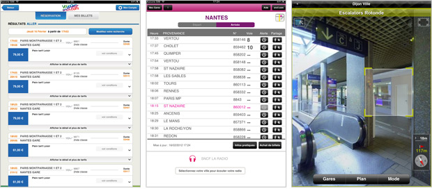 iPad : les applications sncf iPad : les applications sncf