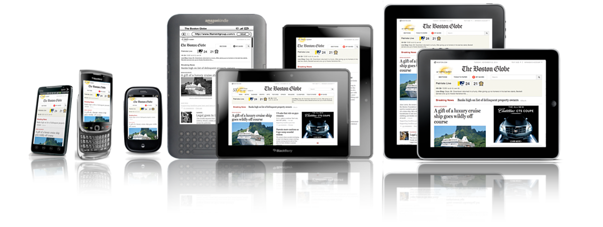Boston Globe : Responsive webdesign