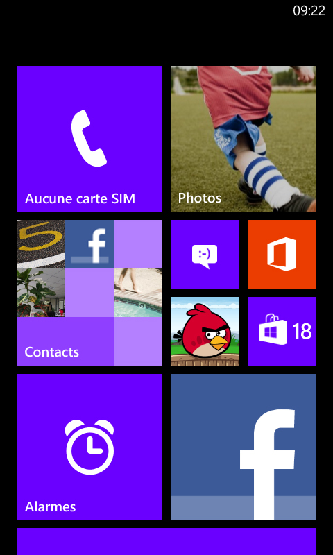 Conception Flat Design - Grille de mise en page perceptible dans les interface Metro de Windows 8
