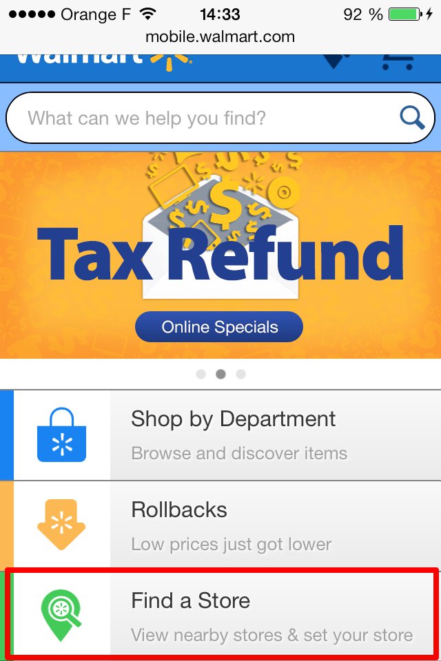 e-commerce en responsive web design - Wallmart