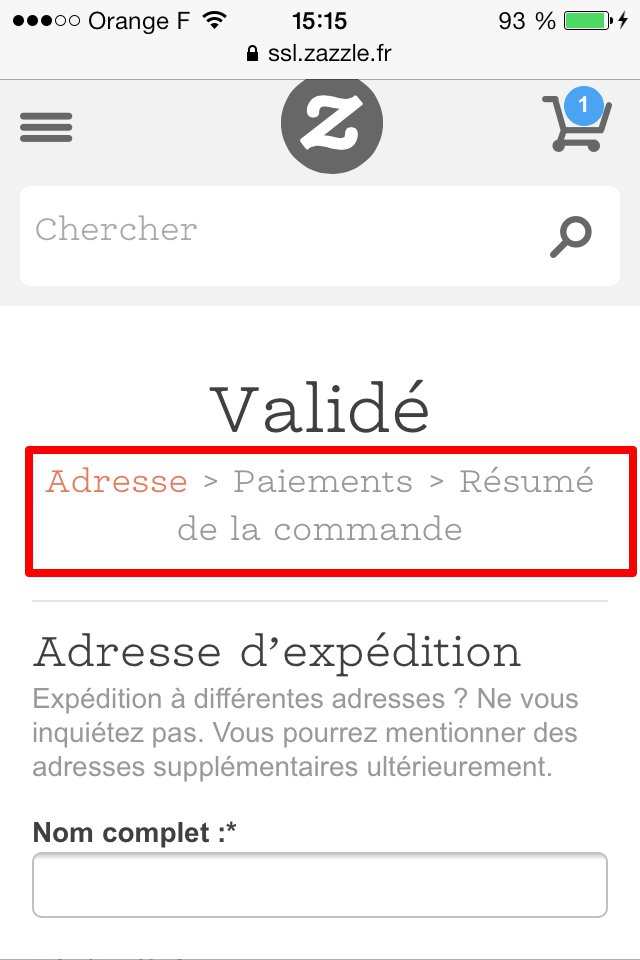 Site Zazzle e-commerce en responsive web design - Aperçu 03