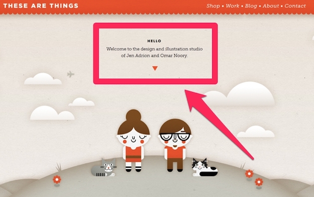 These are Things. Exemple à suivre