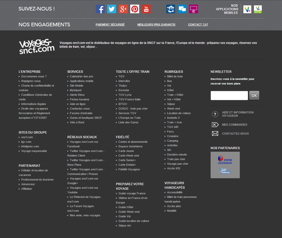 Sitemap du site voyages-sncf.com