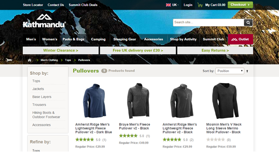 menu sticky ergonomie UX