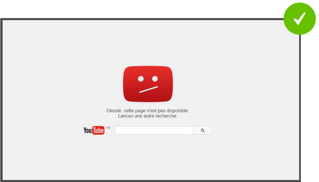 Moteur de recherche du site Youtube