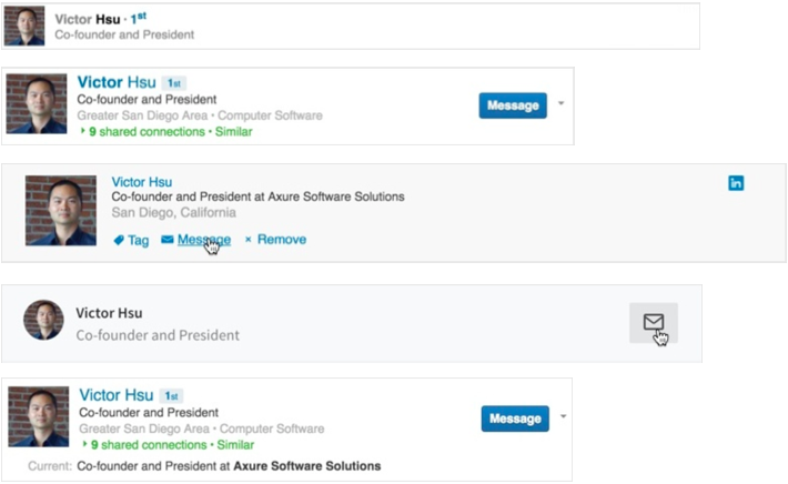 OOUX - 5 manières sur linkedin de présenter une personne 