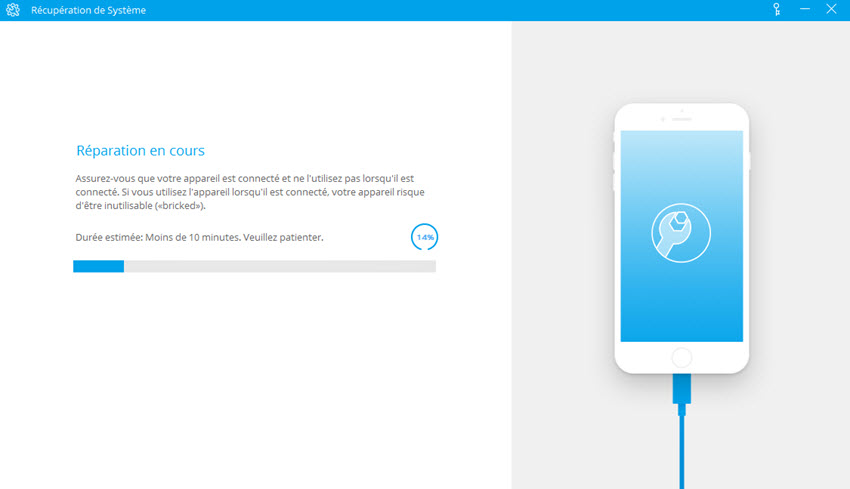 Guidage - Feedback barre de chargement