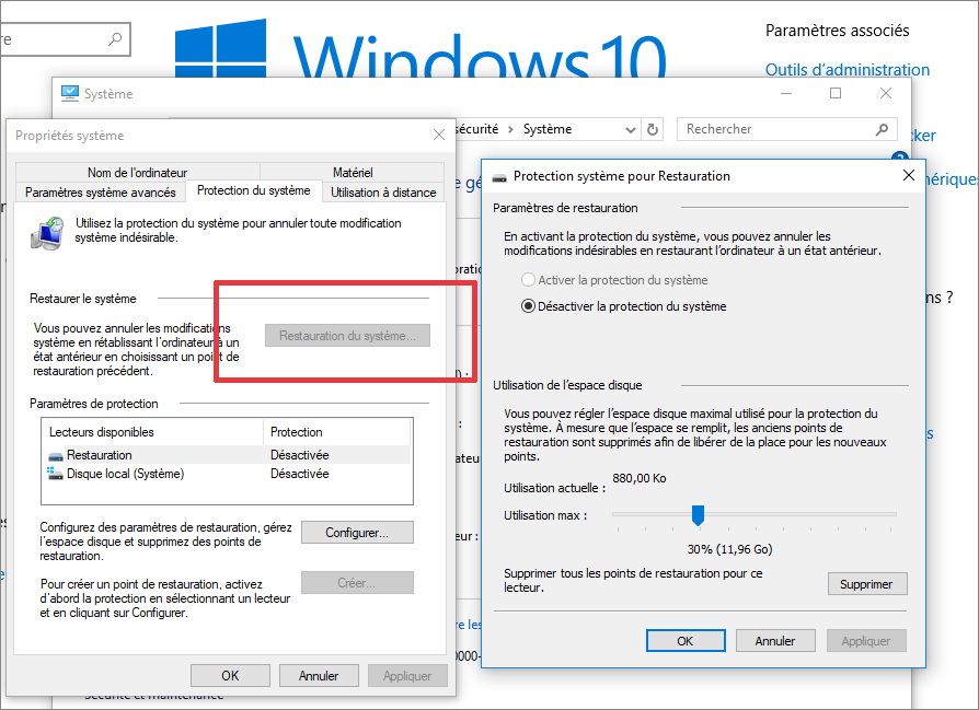 Guidage / incitation : Griser les commandes non disponibles