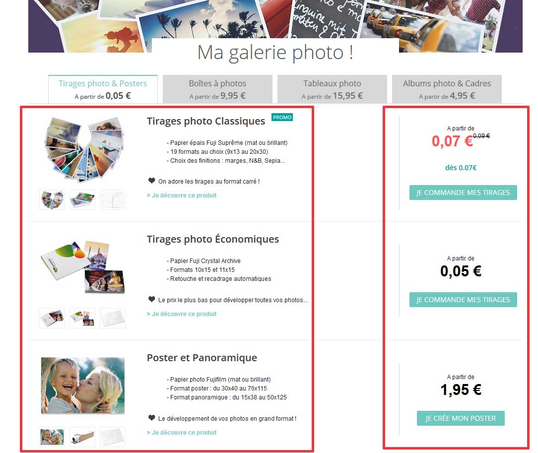 Guidage - groupement site Photoweb