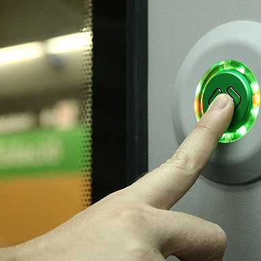 bouton ascensceur comme exemple d'affordance