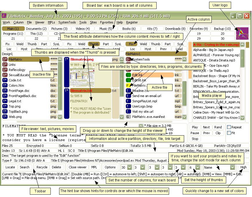 charge de travail densite informationnelle FileMatrix charge de travail densite informationnelle FileMatrix
