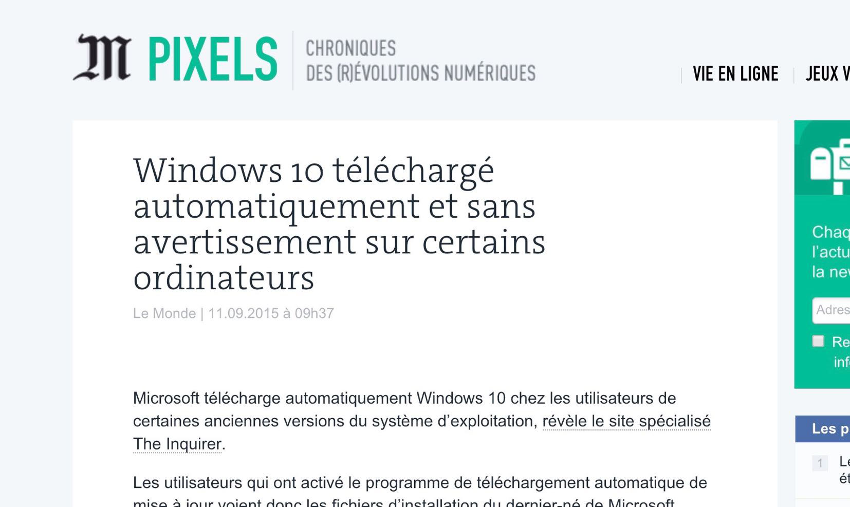 Contrôle explicite actions explicites M pixels