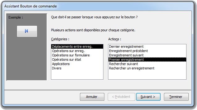 Contrôle explicite bouton entrer