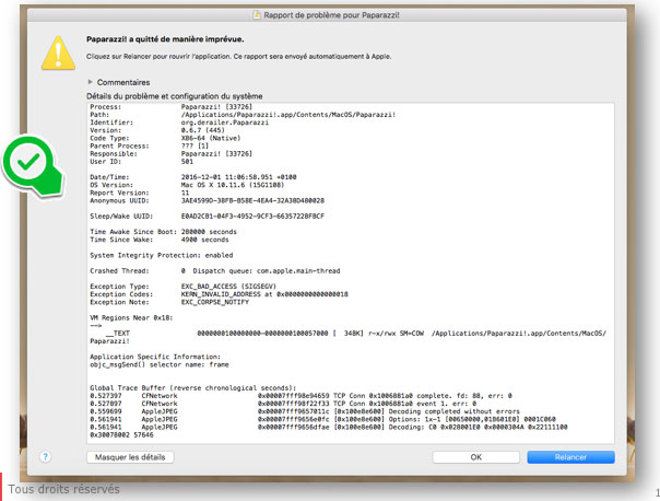 bis qualité des messages erreurs