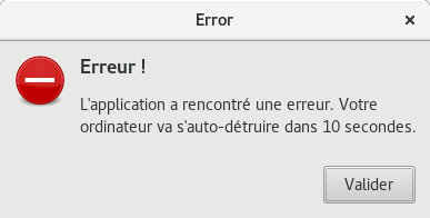 qualité des messages erreurs