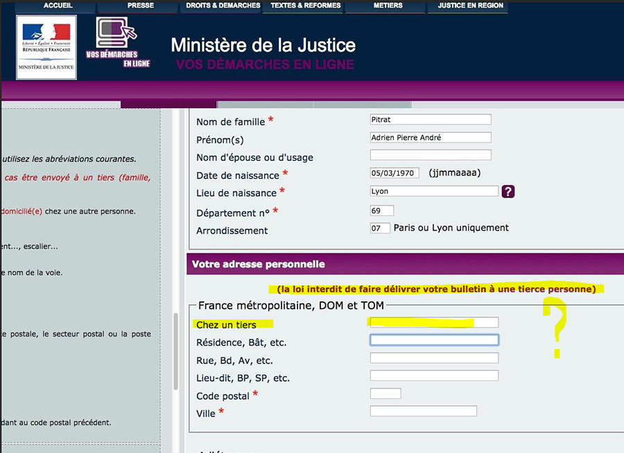 qualité des messages erreurs fail