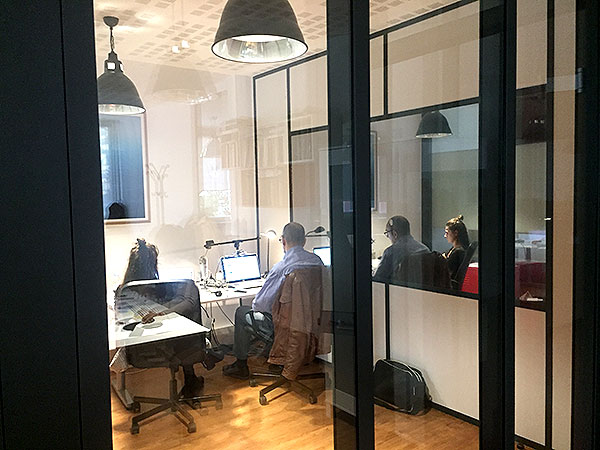 Test utilisateur Vue de la porte vitrée Test utilisateur Vue de la porte vitrée