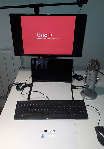 Test utilisateur à distance Test utilisateur à distance