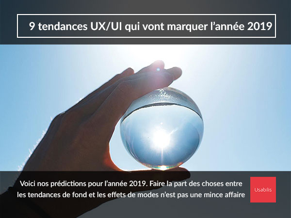 9 tendances UX/UI