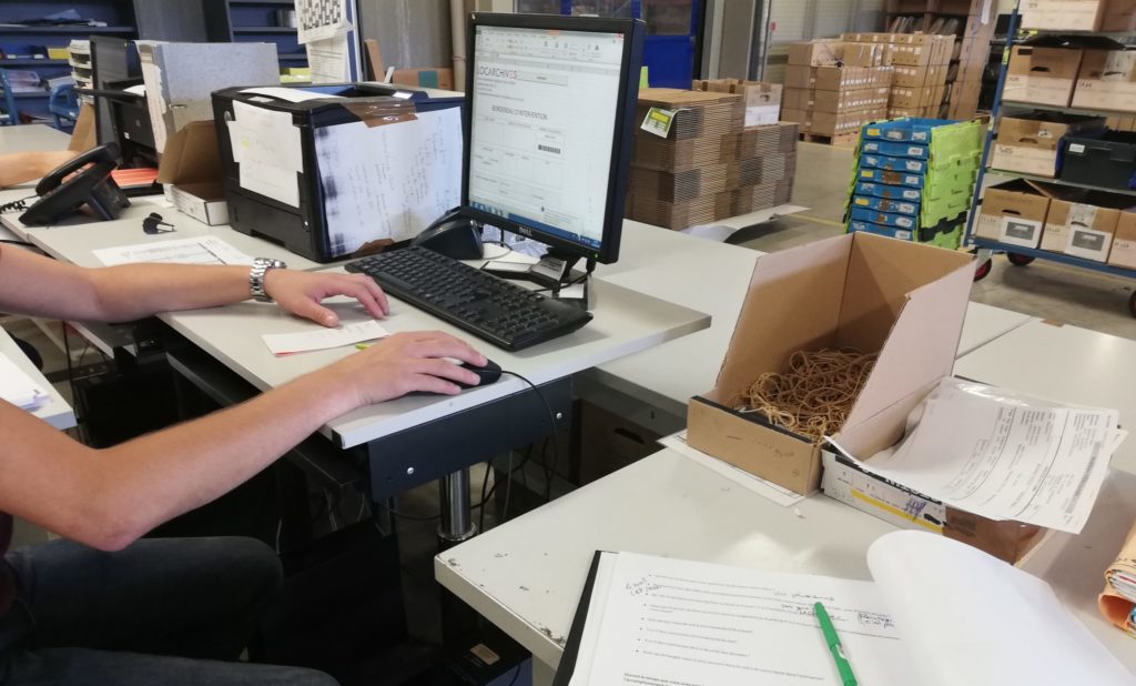 Observation des utilisateurs dans un service d'archivage pendant la conception de l'application Locarchives.