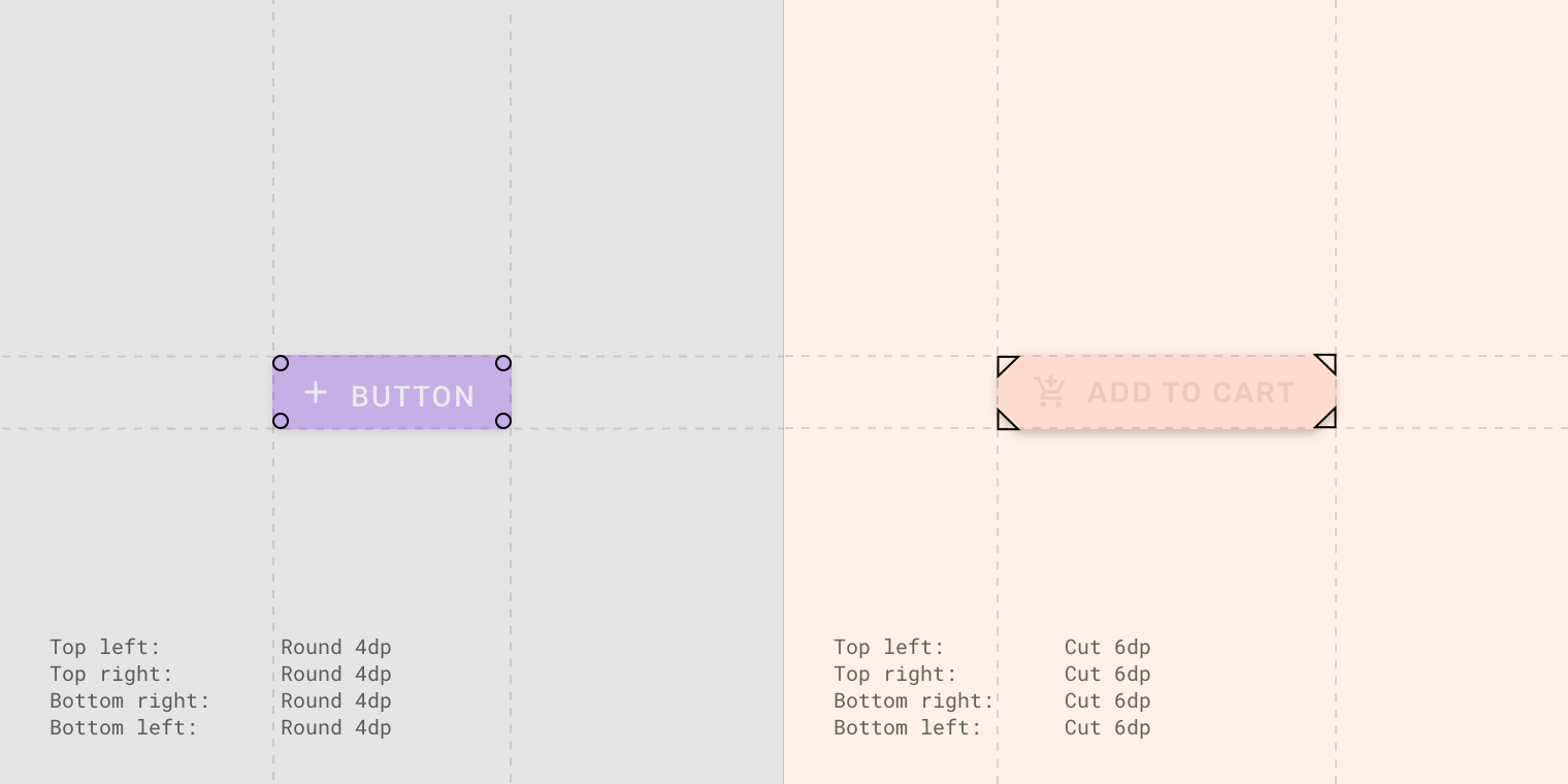 Material theming Forme