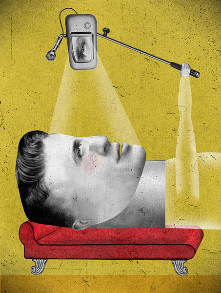 Ergonomie mobile illustration David Plunkert