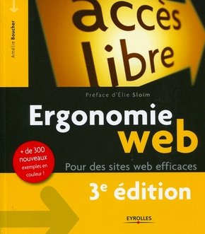 10 livre Ergonomie web - Pour des sites web efficaces Amélie Boucher