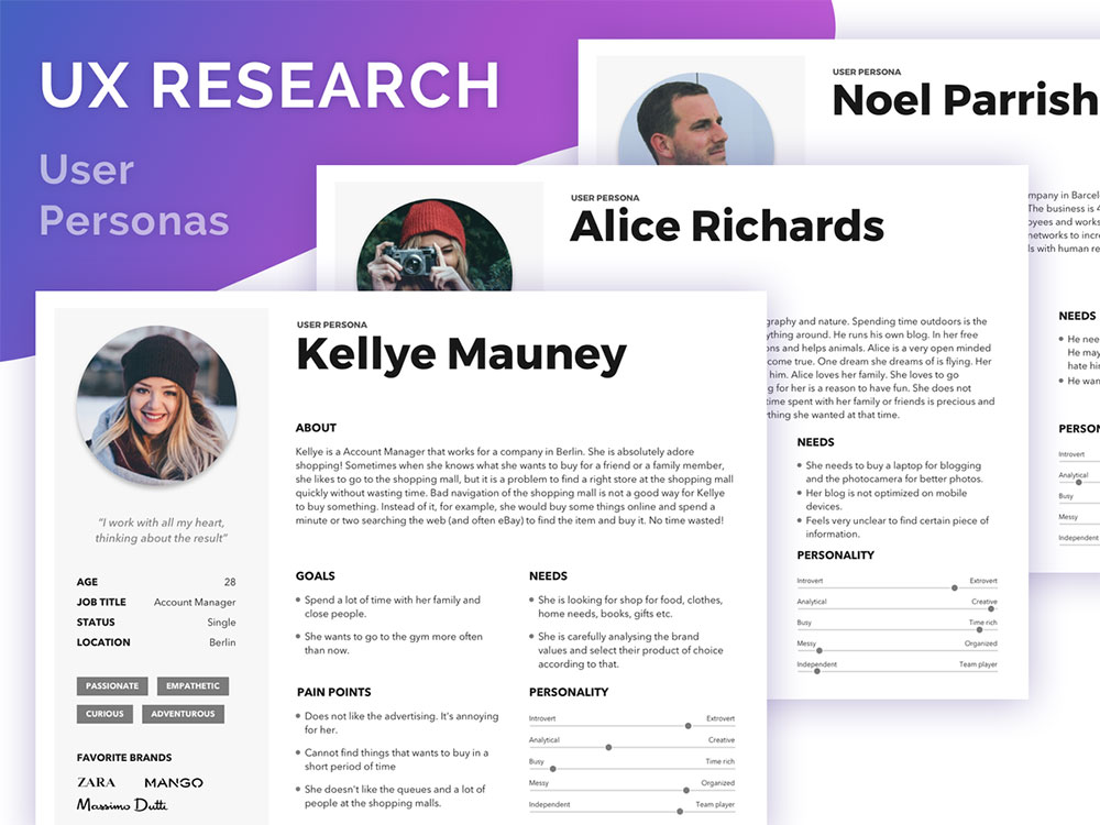 UX Research. User Personas - Tatiana Komisar