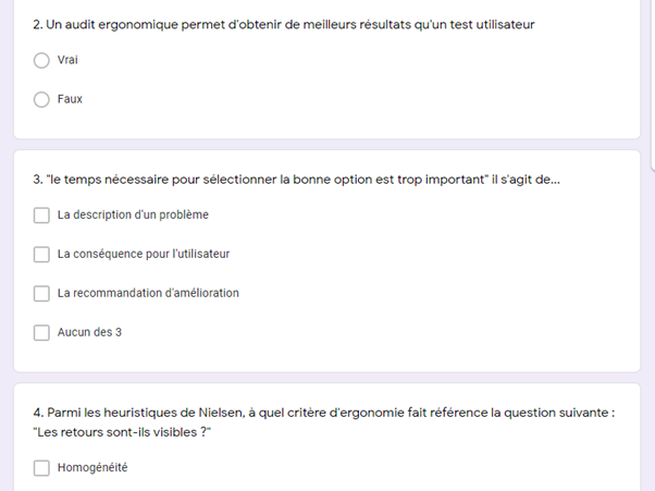 Audit ergonomique Audit ergonomique