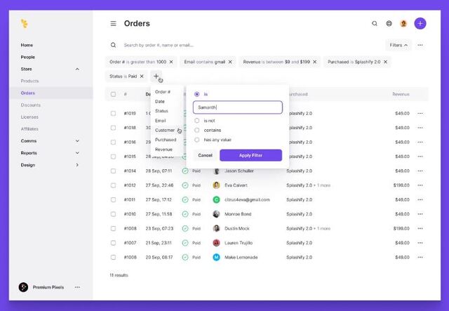 Trier et filtrer - Dribble - data tables