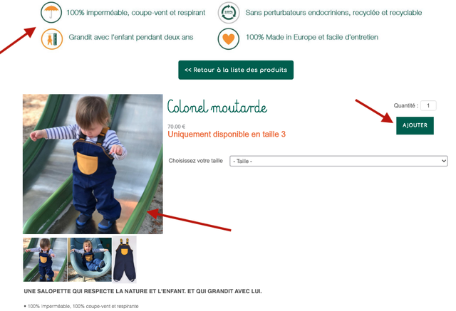 Lagadoue - UX fiche produit