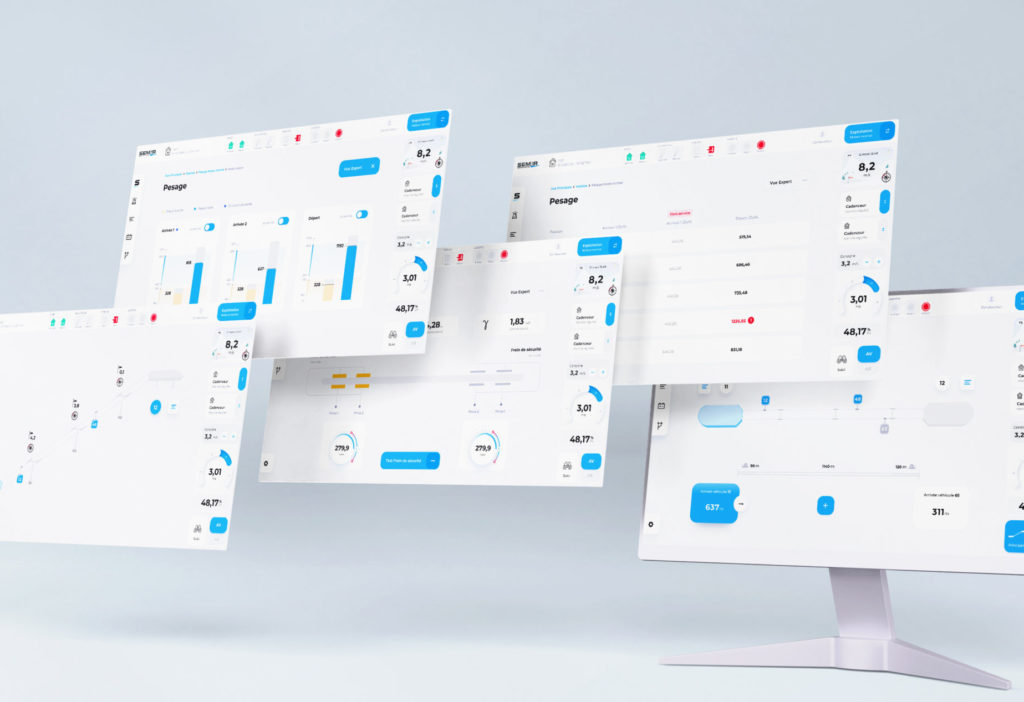 Planches du Design System de l'application SmartBoard.