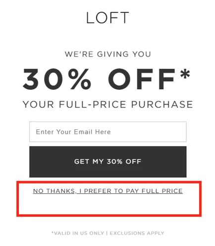 Le Bait and Switch typique qui se décline sous de nombreuses formes Le Bait and Switch typique qui se décline sous de nombreuses formes