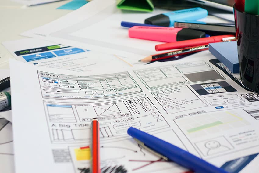 Création d'un wireframe en agence UX Création d'un wireframe en agence UX
