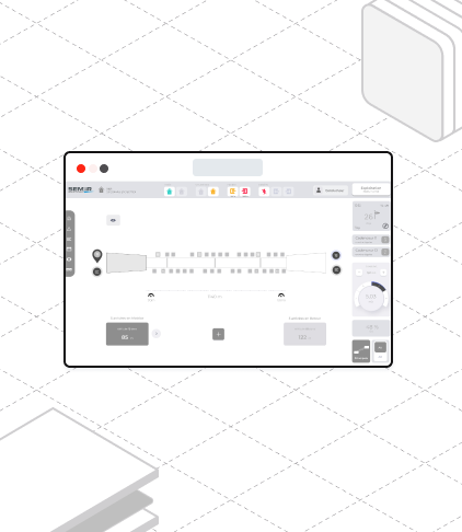 Illustration de la prestation de wireframe en design UX/UI.